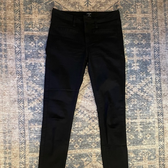 Just Black women's size 26 skinny ankle black jeans with faux sailor pockets - Picture 2 of 10